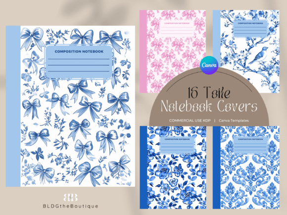 16 Toile KDP Composition Notebook Covers for Book Amp Graphics