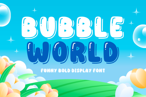 Bubble World Fonts: A Playful Display Review