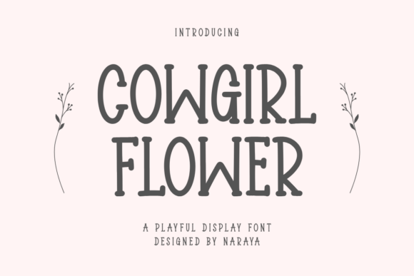 Cowgirl Flower Fonts: A Script Amp Review for Local Brands