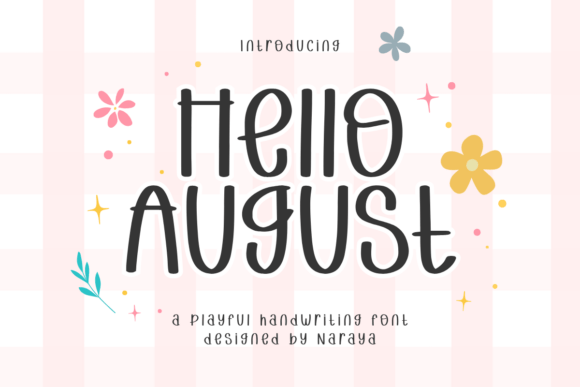 Hello August Fonts: A Display Review for Publishers