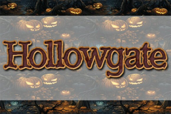 Hollowgate Fonts: A Display Asset for Bold Branding