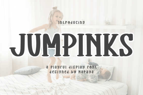 Jumpinks: A Playful Display Font for Handmade Business