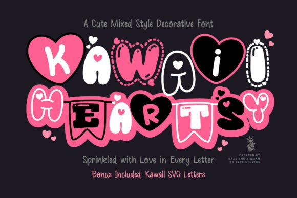 Kawaii Heartsy Fonts: A Decorative Review for Branders