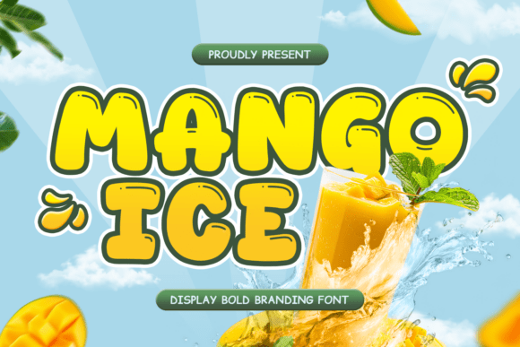 Mango Ice: The Perfect Display Fonts for Tropical Food Brands