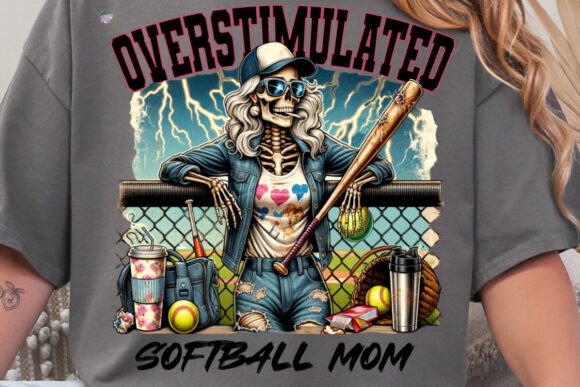 Overstimulated Softball Mom PNG: A Designer's Real-World Review