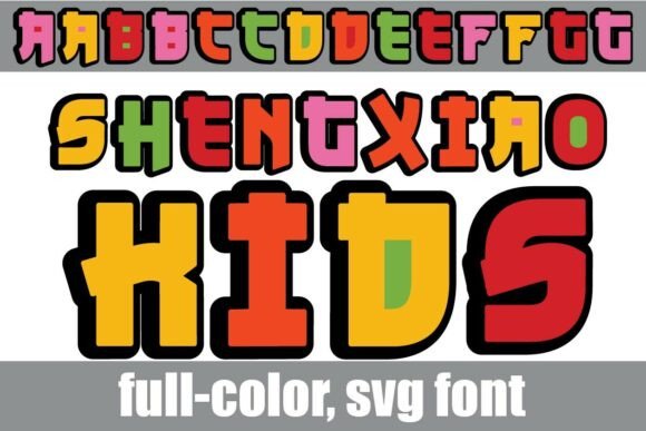 Shengxio Kids: The Ultimate Color Fonts for Playful Branding