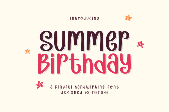 Summer Birthday: A Script Amp Review for Modern Fonts