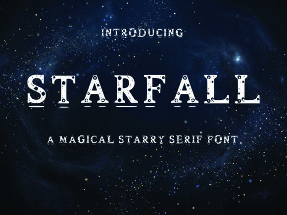 The Starfall Fonts: A Decorative Asset for Editorial Publishing