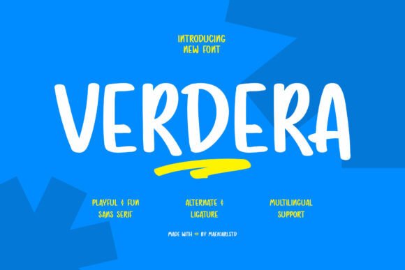 Verdera Fonts: A Script Amp Review for Crafters