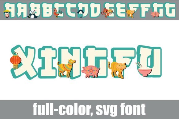 Xingfu Color: A Designer's Take on This Artistic Embroidery Font